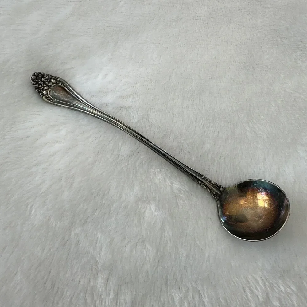Vintage Royal Plate Co Toddy Sauce‎ Cream Ladle Silver Plate